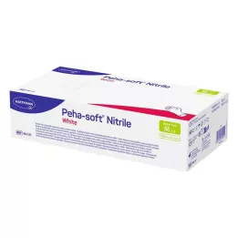 PEHA-SOFT nitrile white Unt.Hands.non stériles pf M, 100 pces