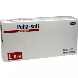 PEHA-SOFT nitrile blanc Unt.Hands.unsteril pf L, 100 St