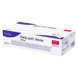 PEHA-SOFT nitrile blanc Unt.Hands.unsteril pf L, 100 St