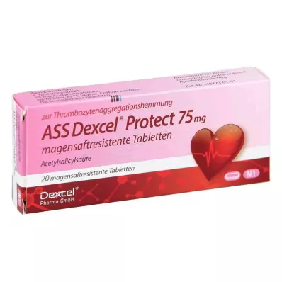ASS Dexcel Protect 75 mg (20 pièces)
