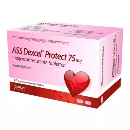 ASS Dexcel Protect 75 mg comprimés gastro-résistants, 100 comprimés