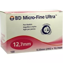 BD MICRO-FINE ULTRA Aiguilles pour stylo 0,33x12,7 mm, 100 pces