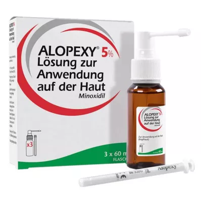 Alopexie 5% solution, 3X60 ml Alopexie 5% solution, 3X60 ml