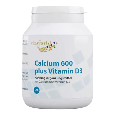 Calcium 600 plus comprimés D3, 60 pc