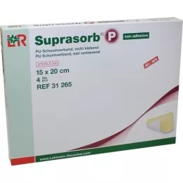 SUPRASORB P PU-Mousse non adhésive 15x20 cm, 4 pces