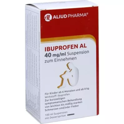 IBUPROFEN AL 40 mg/ml Suspension buvable, 100 ml