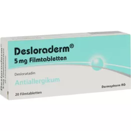 DESLORADERM 5 mg Comprimés pelliculés, 20 pces