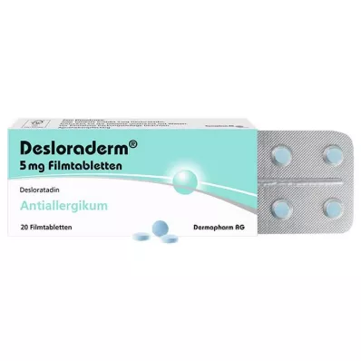 Desloraderm 5 mg comprimés pelliculés, 20 pc Desloraderm 5 mg comprimés pelliculés, 20 pc
