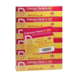 CALCIUM VERLA D 400 comprimés effervescents, 120 pc