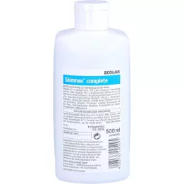 SKINMAN Bouteille distributrice de désinfectant pour les mains complete, 500 ml
