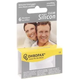 OHROPAX Silicon Clear, 6 pièces