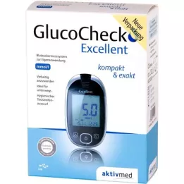GLUCOCHECK Excellent Set lecteur de glycémie mmol/l, 1 pc