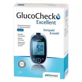 GLUCOCHECK Excellent Set lecteur de glycémie mmol/l, 1 pc