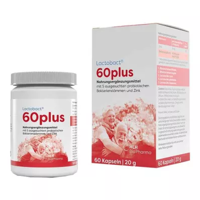 Capsules gastro-résistantes Lactobact 60plus, 60 pièces
