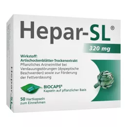 HEPAR-SL 320 mg gélules, 50 pcs