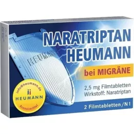 NARATRIPTAN Heumann contre la migraine 2,5 mg Comprimés pelliculés, 2 pces