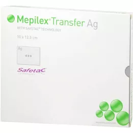 MEPILEX Pansement mousse Transfer Ag 10x12,5 cm stérile, 5 pces