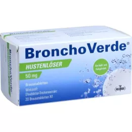 BRONCHOVERDE Antitussif 50 mg comprimés effervescents, 20 pces