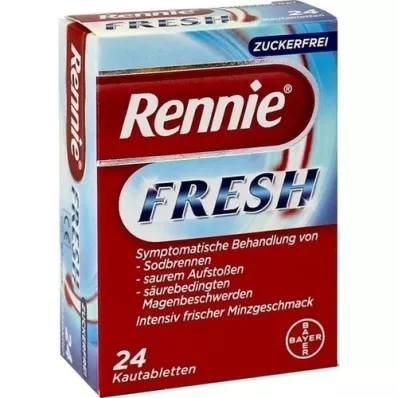 RENNIE FRESH Comprimés à mâcher, 24 pièces