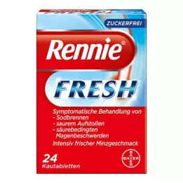 RENNIE FRESH Comprimés à mâcher, 24 pièces