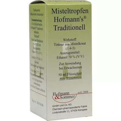 MISTEL-TROPFEN Hofmanns traditionnel, 50 ml