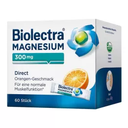 BIOLECTRA Magnésium 300 mg Direct Orange en sticks, 60 sticks