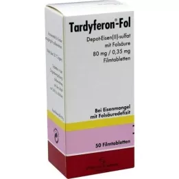TARDYFERON-Comprimés pelliculés Fol Depot fer (II) avec fols, 50 comprimés