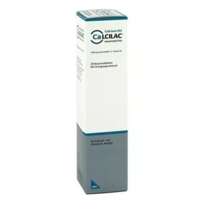 Calcilac 1000mg/880 unités internationales (20 pièces)