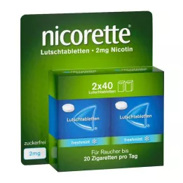 NICORETTE freshmint 2 mg comprimés à sucer, 80 pcs