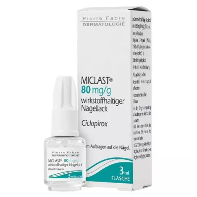 Vernis à ongles actif Miclast 80 mg/g, 3 ml Vernis à ongles actif Miclast 80 mg/g, 3 ml