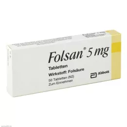 FOLSAN 5 mg comprimés, 50 pcs