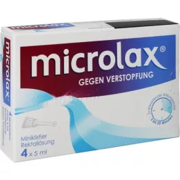 MICROLAX Solution rectale au clystère, 4X5 ml