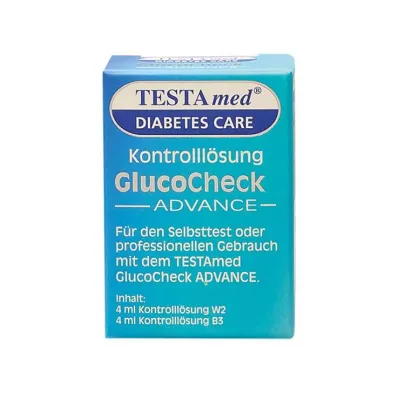 Solution de contrôle Testamed Glucocheck Advance, 4 ml