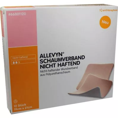 Pansement en mousse Allevyn 19x21 cm non adhésif, 12 pc