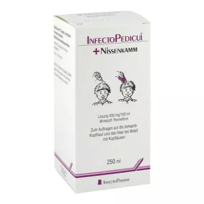 INFECTOPEDICUL Solution + peigne à lentes, 250 ml