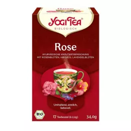 YOGI TEA Rose bio, sachets filtres, 17X2 g