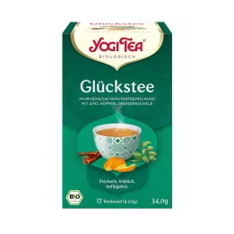 YOGI TEA Thé du bonheur bio, sachets filtres, 17X1.8 g