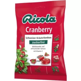 RICOLA sachet de bonbons aux cranberries, 75 g