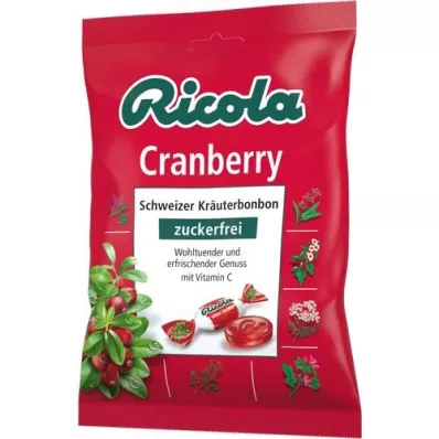 RICOLA sachet de bonbons aux cranberries, 75 g