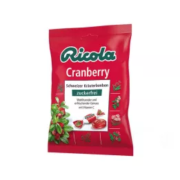 RICOLA sachet de bonbons aux cranberries, 75 g