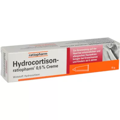 HYDROCORTISON-crème ratiopharm 0,5%, 15 g