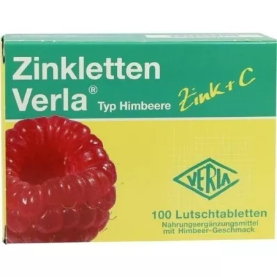 ZINKLETTEN Pastilles à la framboise Verla, 100 pcs