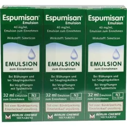 ESPUMISAN Émulsion, 3X32 ml