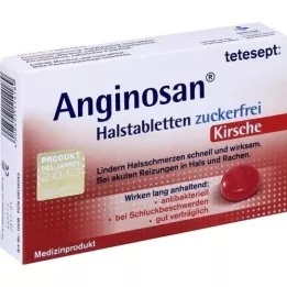 TETESEPT Anginosan pastilles pour la gorge sans sucre Cerise, 20 pcs
