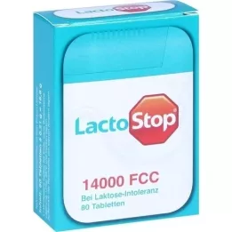 LACTOSTOP 14.000 FCC Distributeur de comprimés, 80 pièces