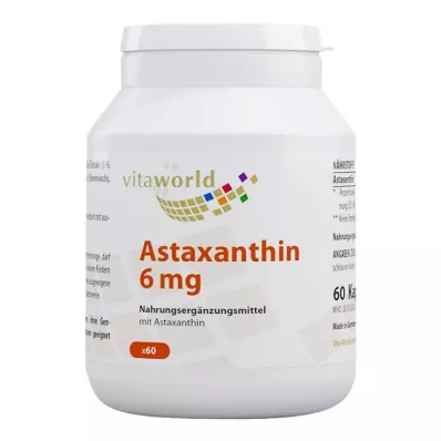 Astaxanthine 6 mg capsules, 60 pc