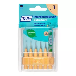TEPE Brossette interdentaire x-soft 0,45mm ISO 1 orange, 6 pces