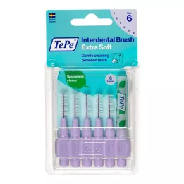 TEPE Brossette interdentaire x-soft 1,1mm ISO 6 lilas, 6 pces