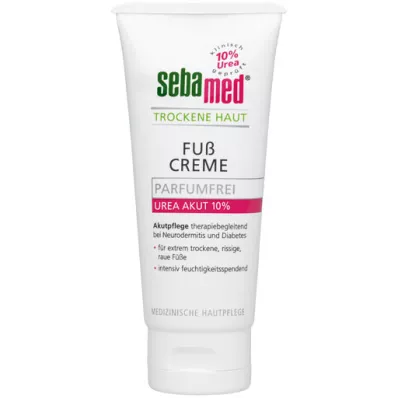 SEBAMED Crème pour les pieds à lurée sans parfum, 100 ml