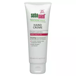 SEBAMED Crème pour les mains peau sèche sans parfum Urée 5%, 75 ml